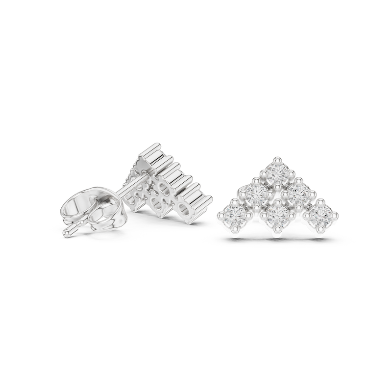 Earring 9#10065E - White Gold - Image