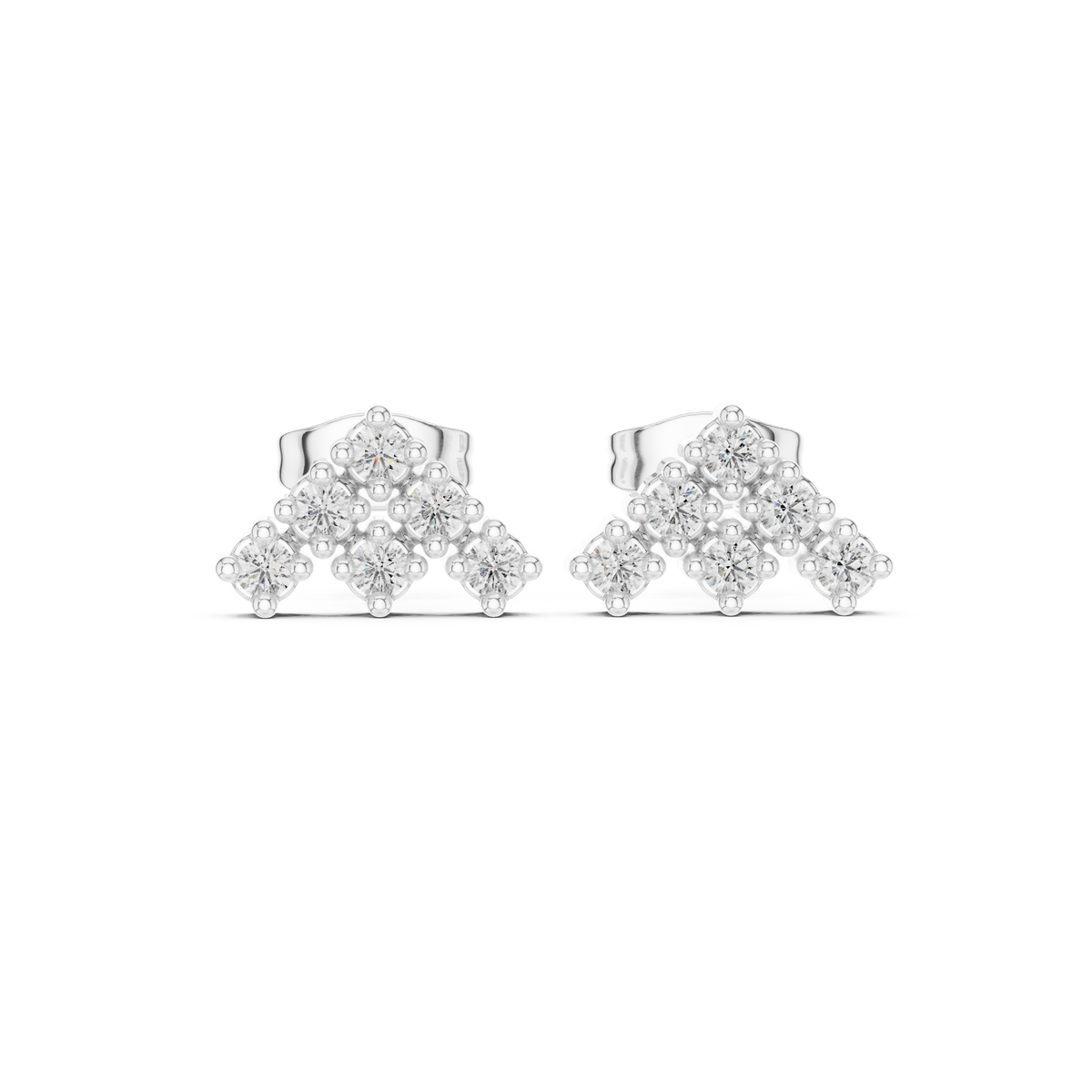 Earring 9#10065E - White Gold - Image