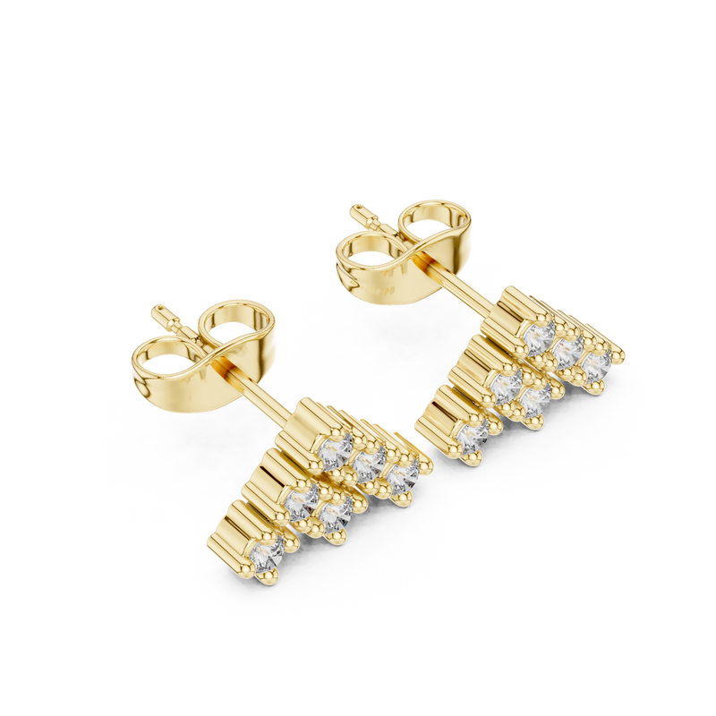 Earring 9#10065E - Yellow Gold - Image