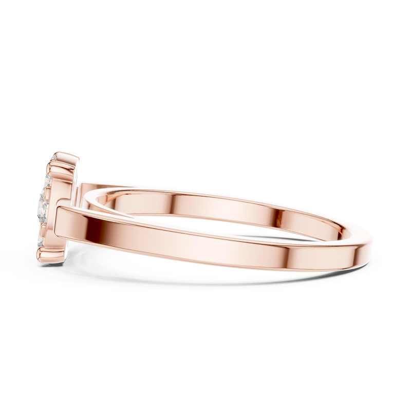 Ladies Ring 9#10065L@7 - Rose Gold - Image