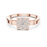 Ladies Ring 9#10065L@7 - Rose Gold - Image