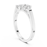 Ladies Ring 9#10065L@7 - White Gold - Image