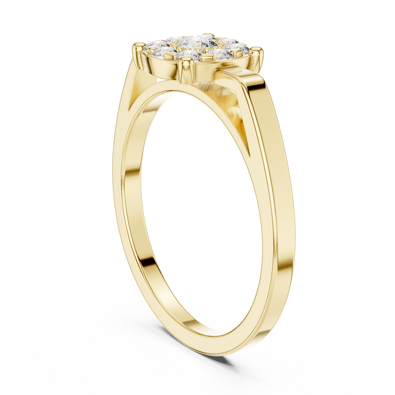 Ladies Ring 9#10065L@7 - Yellow Gold - Image