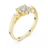 Ladies Ring 9#10065L@7 - Yellow Gold - Image