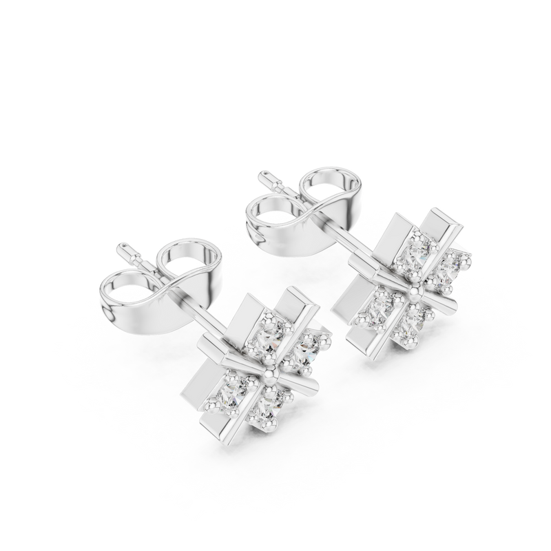 Earring 9#10066E@7 - White Gold - Image