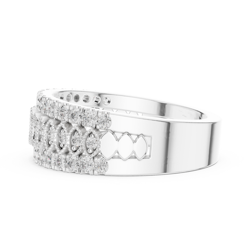 Ladies Ring 9#10066L - White Gold - Image