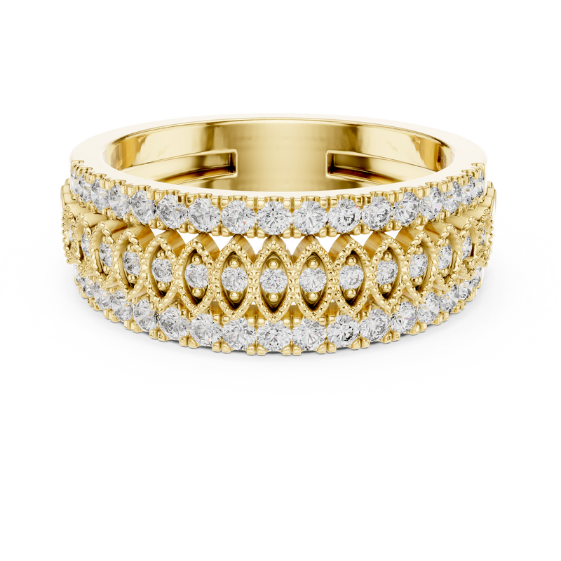 Ladies Ring 9#10066L - Yellow Gold - Image
