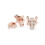 Earring 9#10067E@7 - Rose Gold - Image