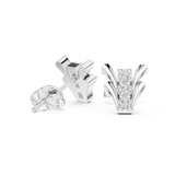 Earring 9#10067E@7 - White Gold - Image