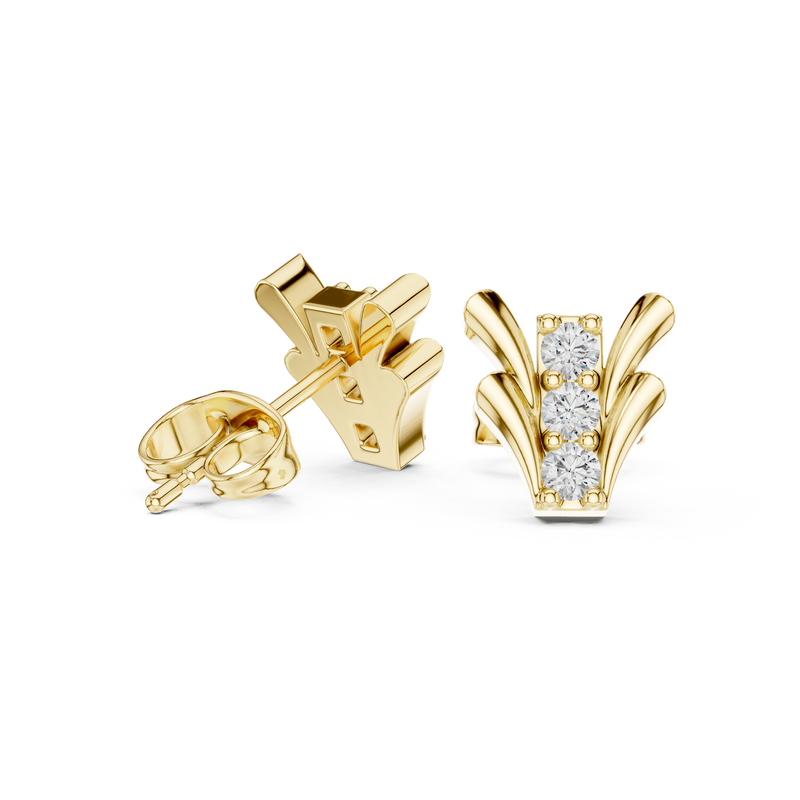 Earring 9#10067E@7 - Yellow Gold - Image