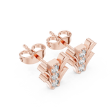Earring 9#10067E@7 - Rose Gold - Image