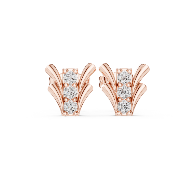 Earring 9#10067E@7 - Rose Gold - Image