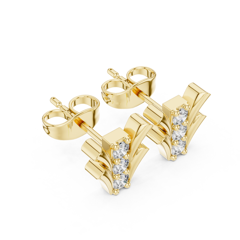 Earring 9#10067E@7 - Yellow Gold - Image