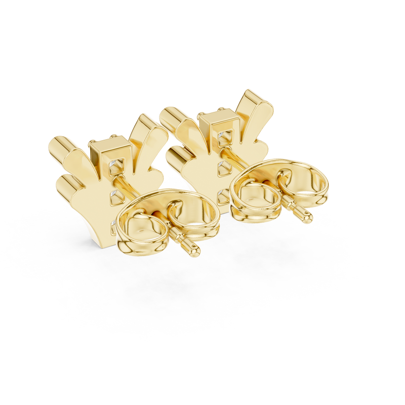 Earring 9#10067E@7 - Yellow Gold - Image