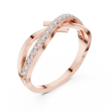 Ladies Ring 9#10067L - Rose Gold - Image