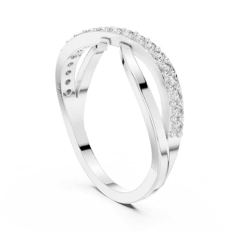 Ladies Ring 9#10067L - White Gold - Image