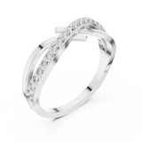 Ladies Ring 9#10067L - White Gold - Image