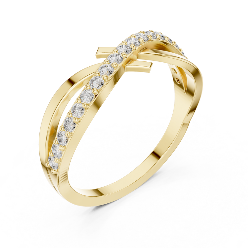Ladies Ring 9#10067L - Yellow Gold - Image