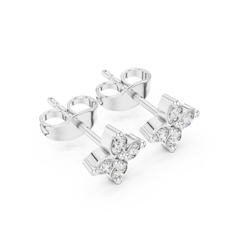 Earring 9#10068E - White Gold - Image