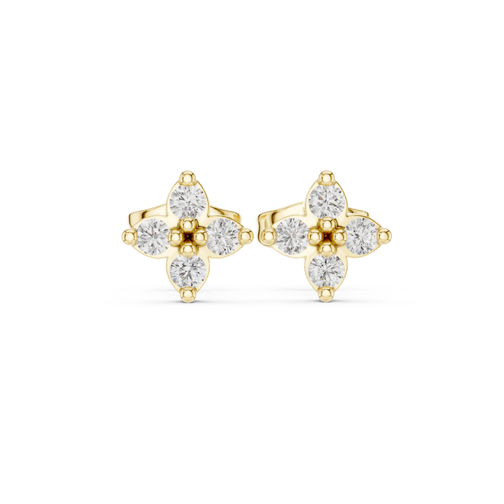 Earring 9#10068E - Yellow Gold - Image