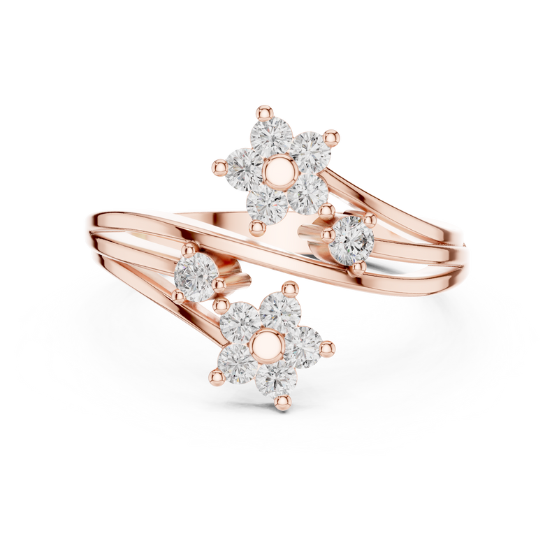Ladies Ring 9#10068L - Rose Gold - Image