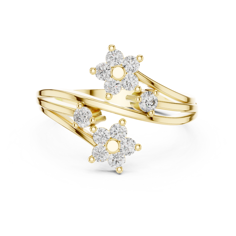 Ladies Ring 9#10068L - Yellow Gold - Image