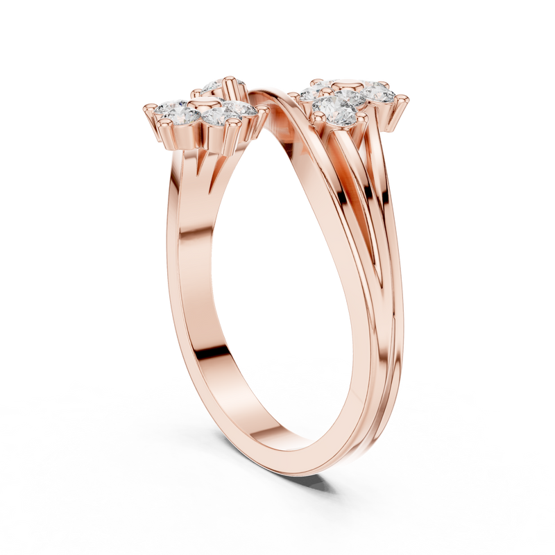 Ladies Ring 9#10068L - Rose Gold - Image