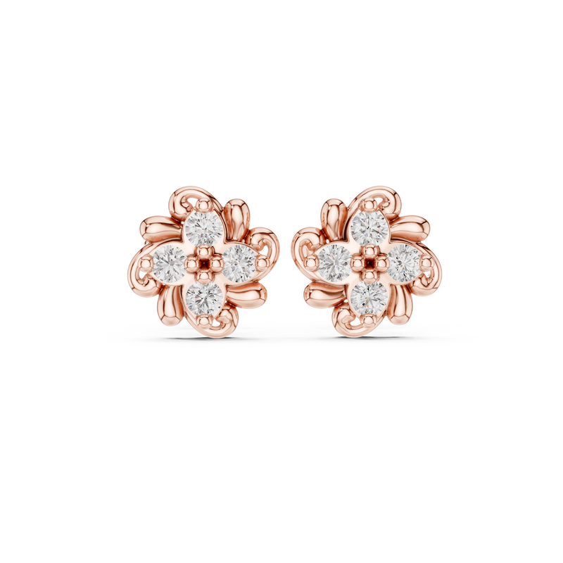 Earring 9#10069E - Rose Gold - Image