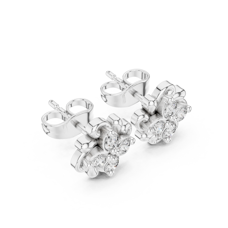 Earring 9#10069E - White Gold - Image
