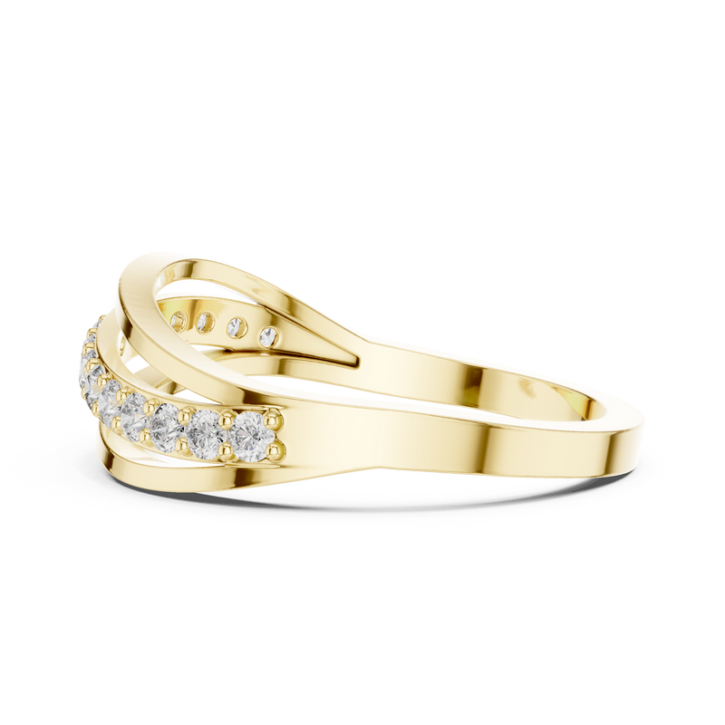 Ladies Ring 9#10069L@7 - Yellow Gold - Image