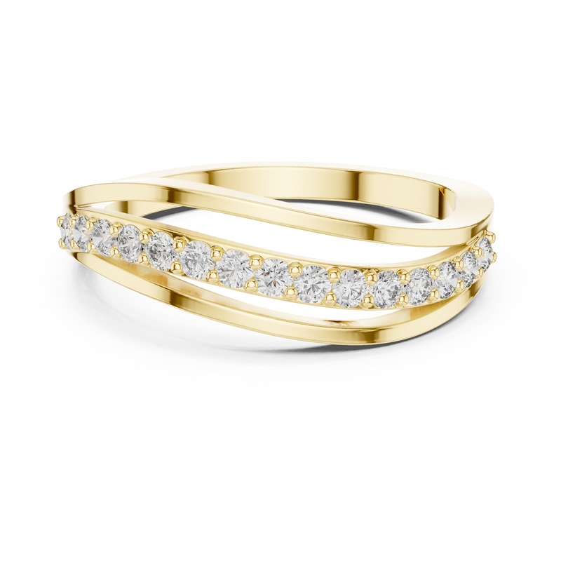 Ladies Ring 9#10069L@7 - Yellow Gold - Image