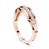 Ladies Ring 9#10069L@7 - Rose Gold - Image