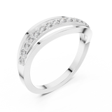 Ladies Ring 9#10069L@7 - White Gold - Image