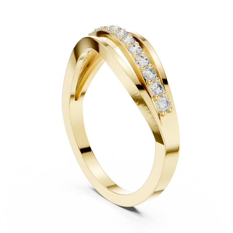 Ladies Ring 9#10069L@7 - Yellow Gold - Image