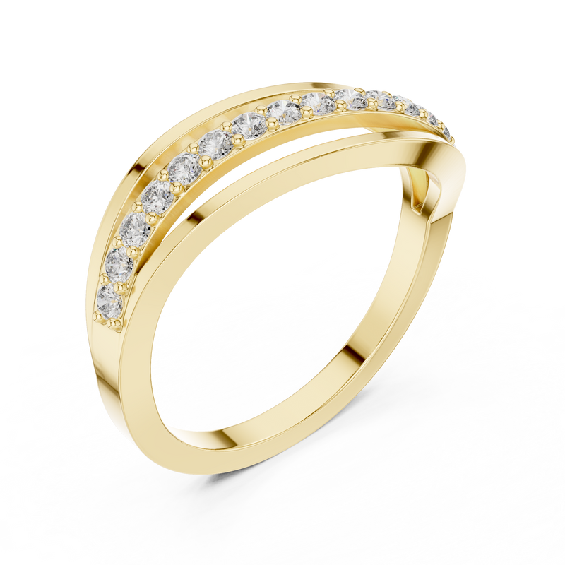 Ladies Ring 9#10069L@7 - Yellow Gold - Image