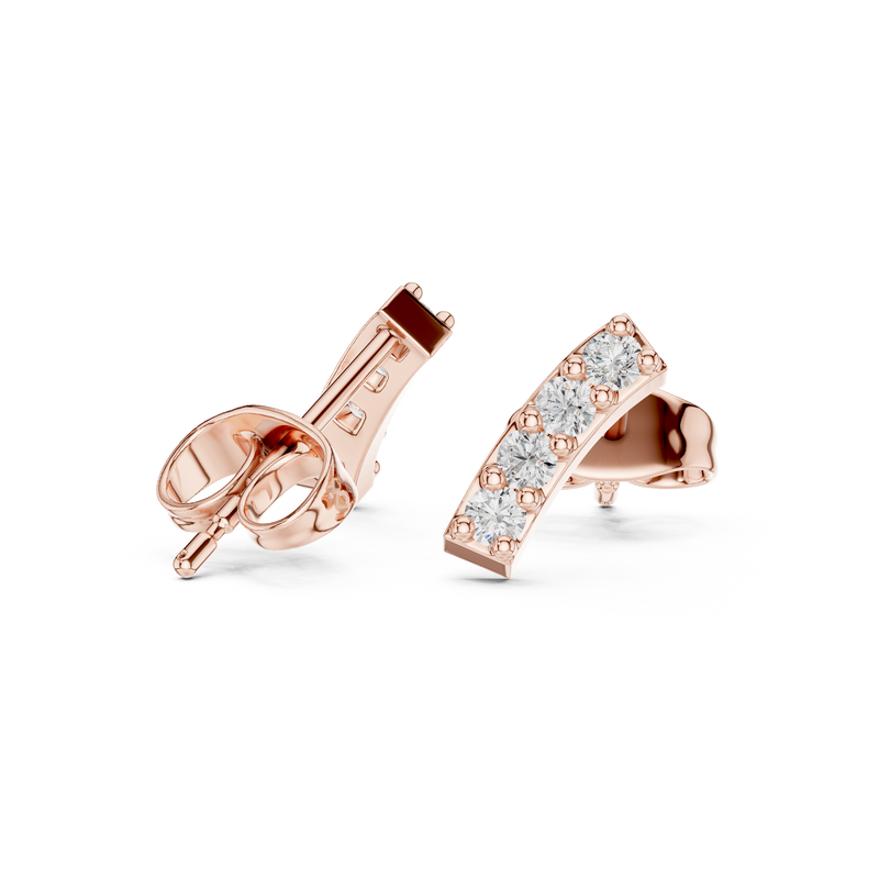 Earring 9#10070E - Rose Gold - Image