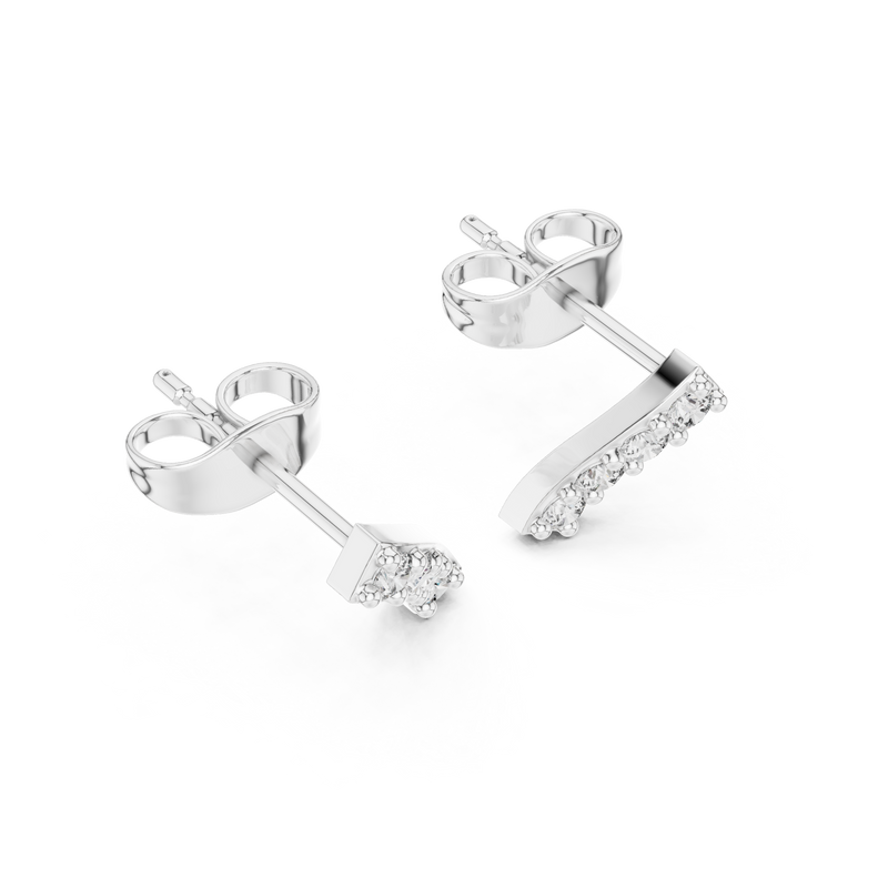 Earring 9#10070E - White Gold - Image