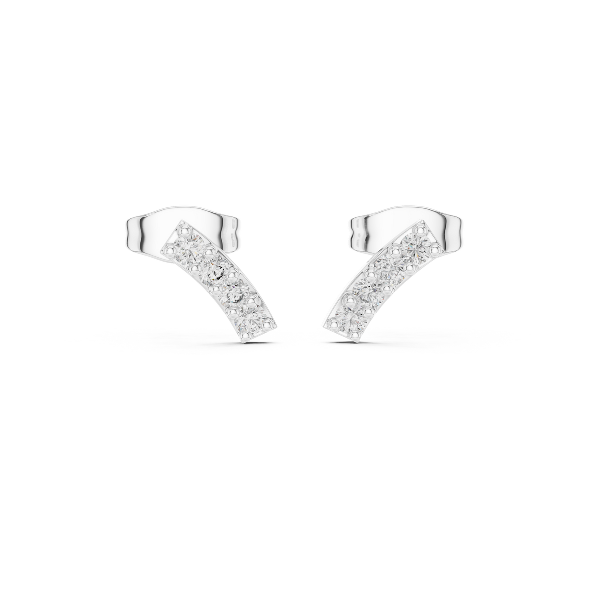 Earring 9#10070E - White Gold - Image