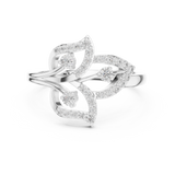Ladies Ring 9#10070L - White Gold - Image