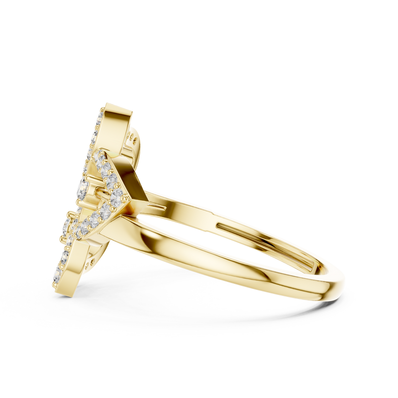 Ladies Ring 9#10070L - Yellow Gold - Image