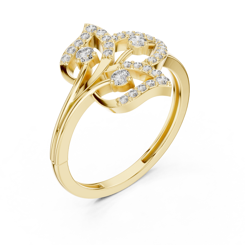 Ladies Ring 9#10070L - Yellow Gold - Image