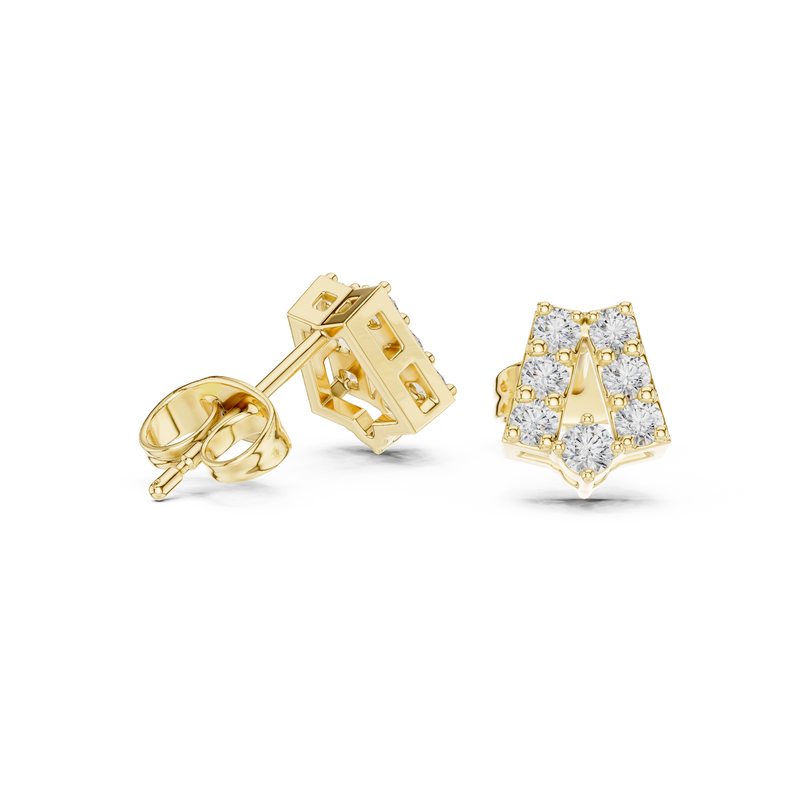 Earring 9#10071E - Yellow Gold - Image