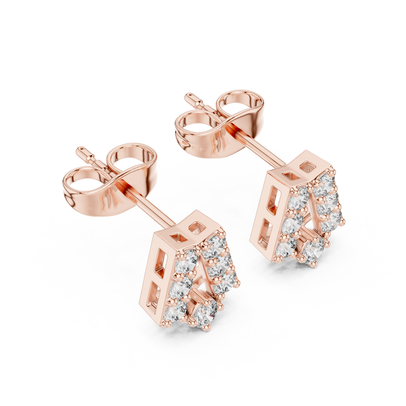 Earring 9#10071E - Rose Gold - Image