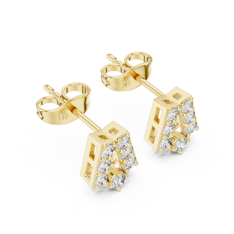 Earring 9#10071E - Yellow Gold - Image