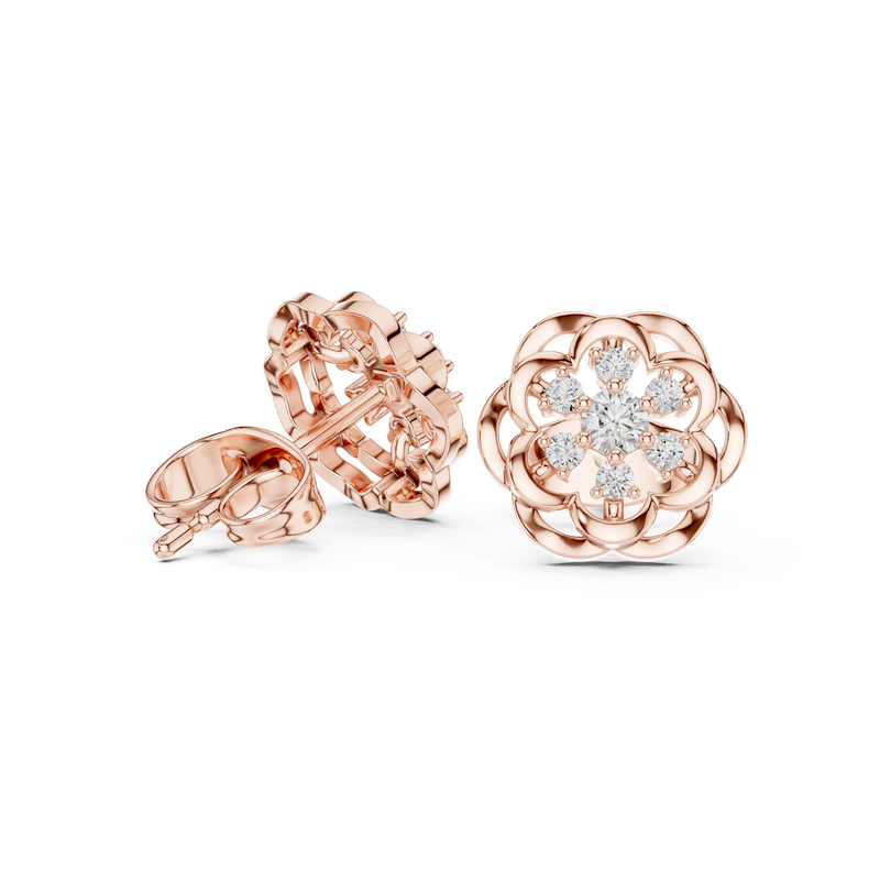 Earring 9#10073E - Rose Gold - Image