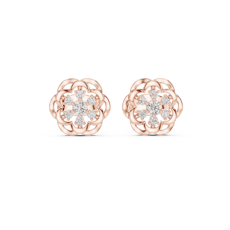 Earring 9#10073E - Rose Gold - Image