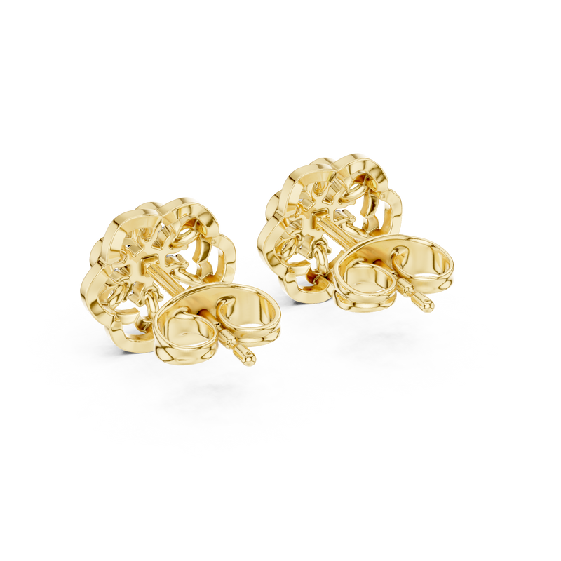Earring 9#10073E - Yellow Gold - Image