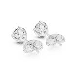 Earring 9#10074E - White Gold - Image