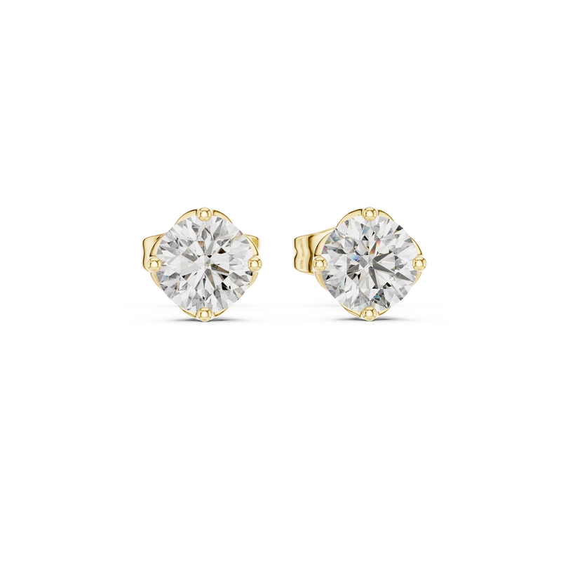 Earring 9#10074E - Yellow Gold - Image