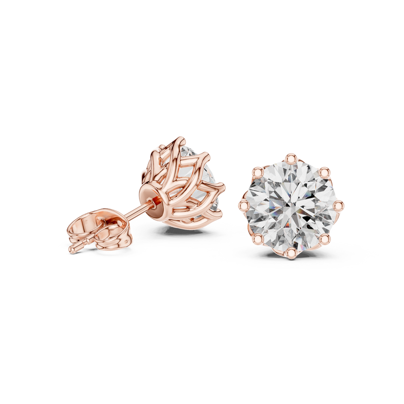 Earring 9#10075E@7 - Rose Gold - Image